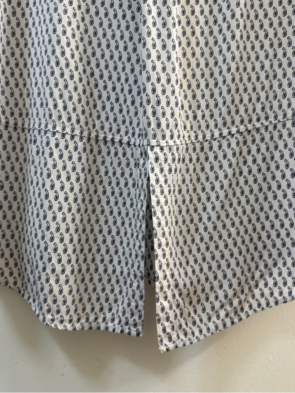 Velvet Heart White Blouse with Navy Paisley Detail - Picture 8 of 8